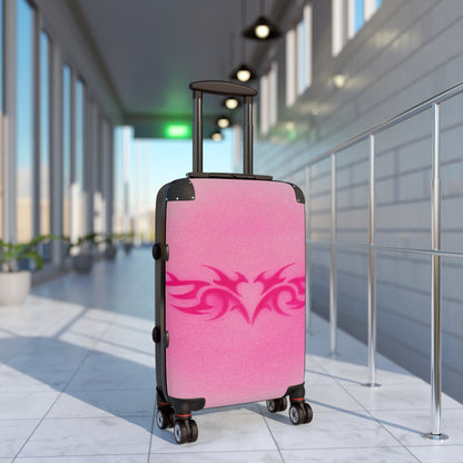 "pink trampstamp" airbrush suitcase