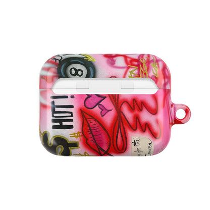"IT girl" airbrush airpod cases