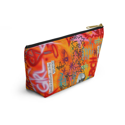 "young, rich, hot" airbrush makeup pouch