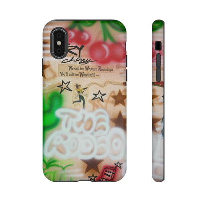"the rodeo" airbrush iPhone case