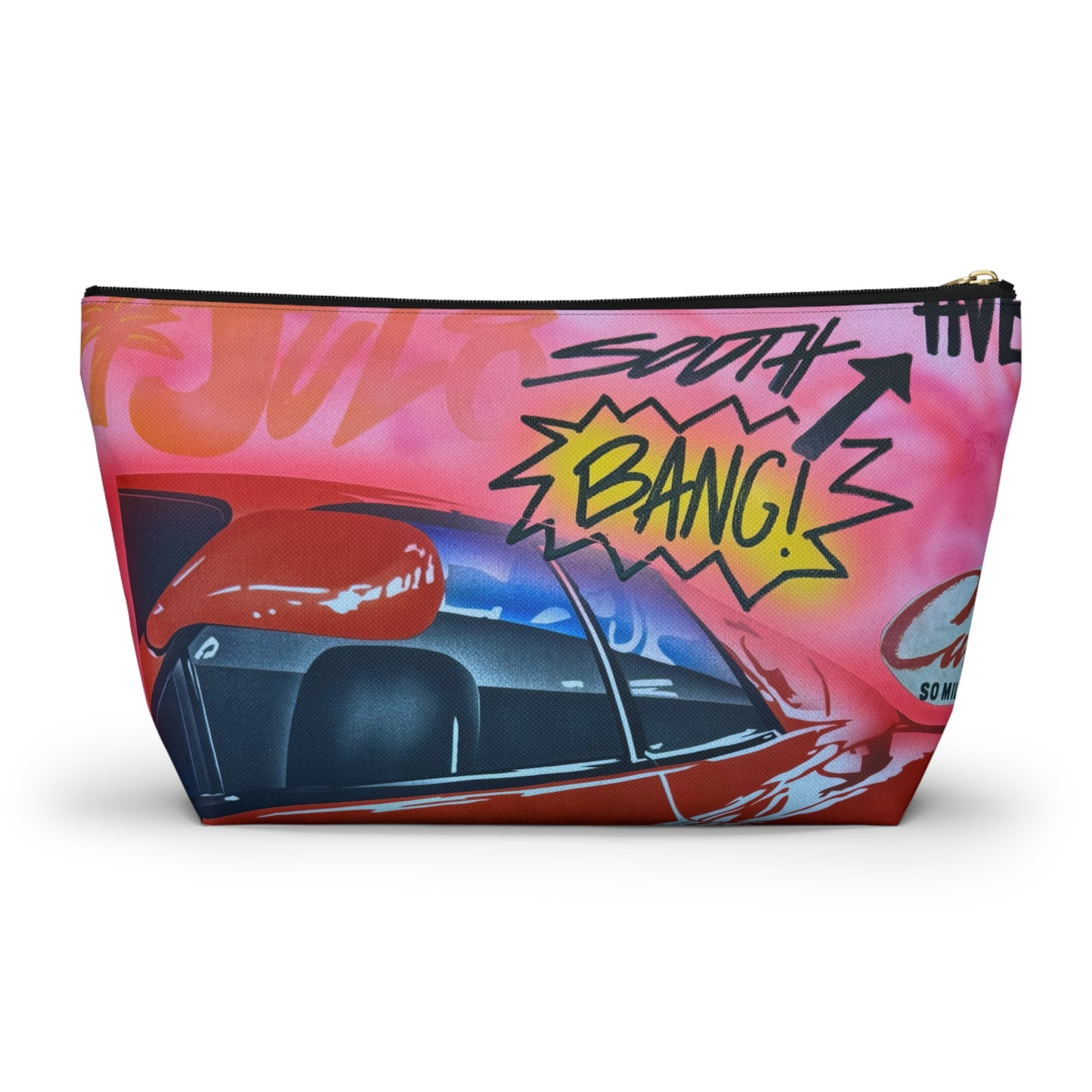"miami momentos" airbrush makeup pouch
