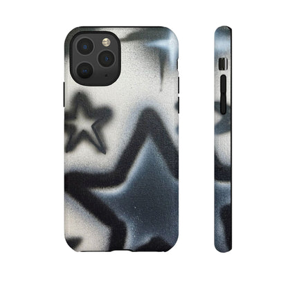 "black & white stars" airbrush iPhone case