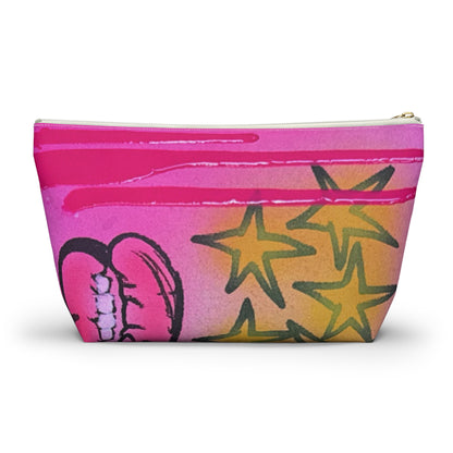 "star drip" airbrush makeup pouch
