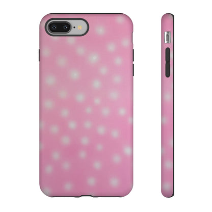 "strawberry swirl polka dot" airbrush iPhone case