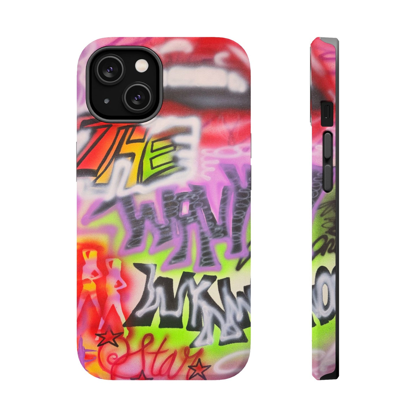 MagSafe "wynwood gold" airbrush iPhone case