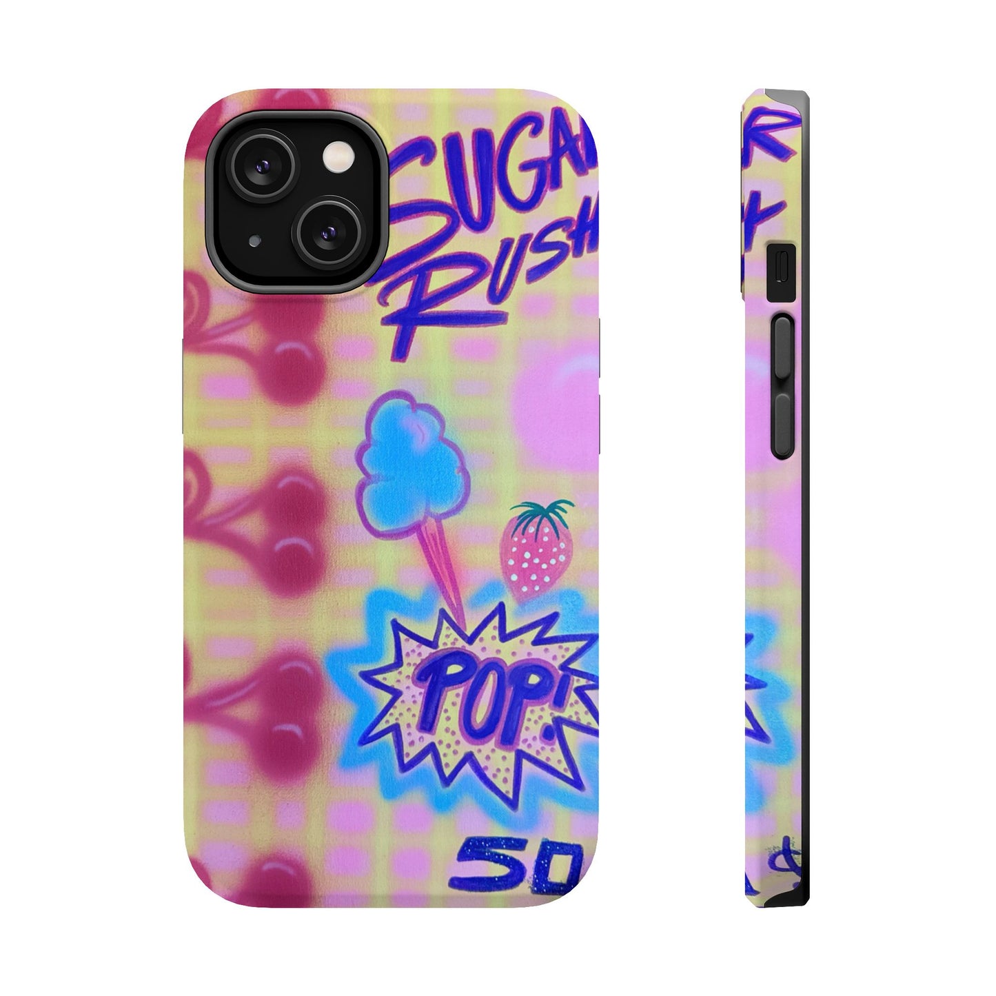 MagSafe "sugar rush" airbrush iPhone case