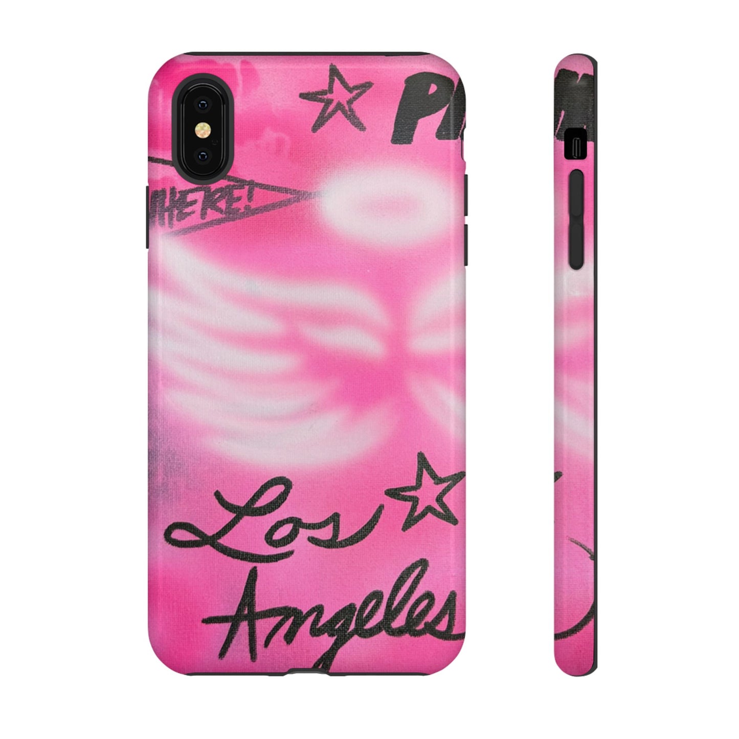 "pink angel wings" airbrush iPhone case