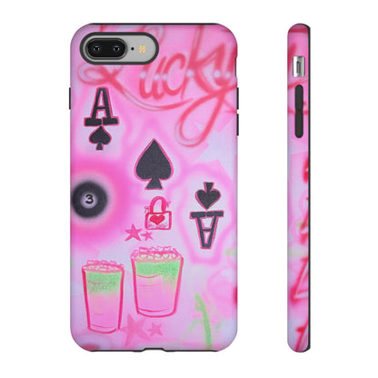 "lucky ace" airbrush iPhone case