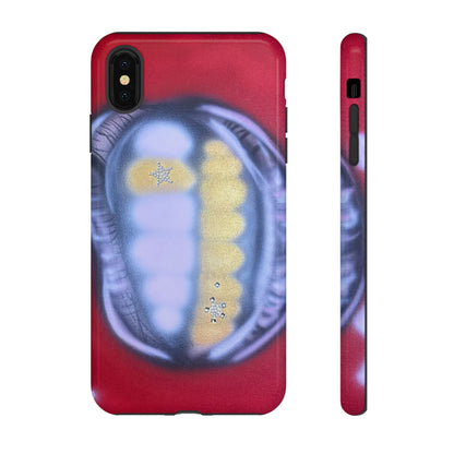 "bite me bling" airbrush iPhone case
