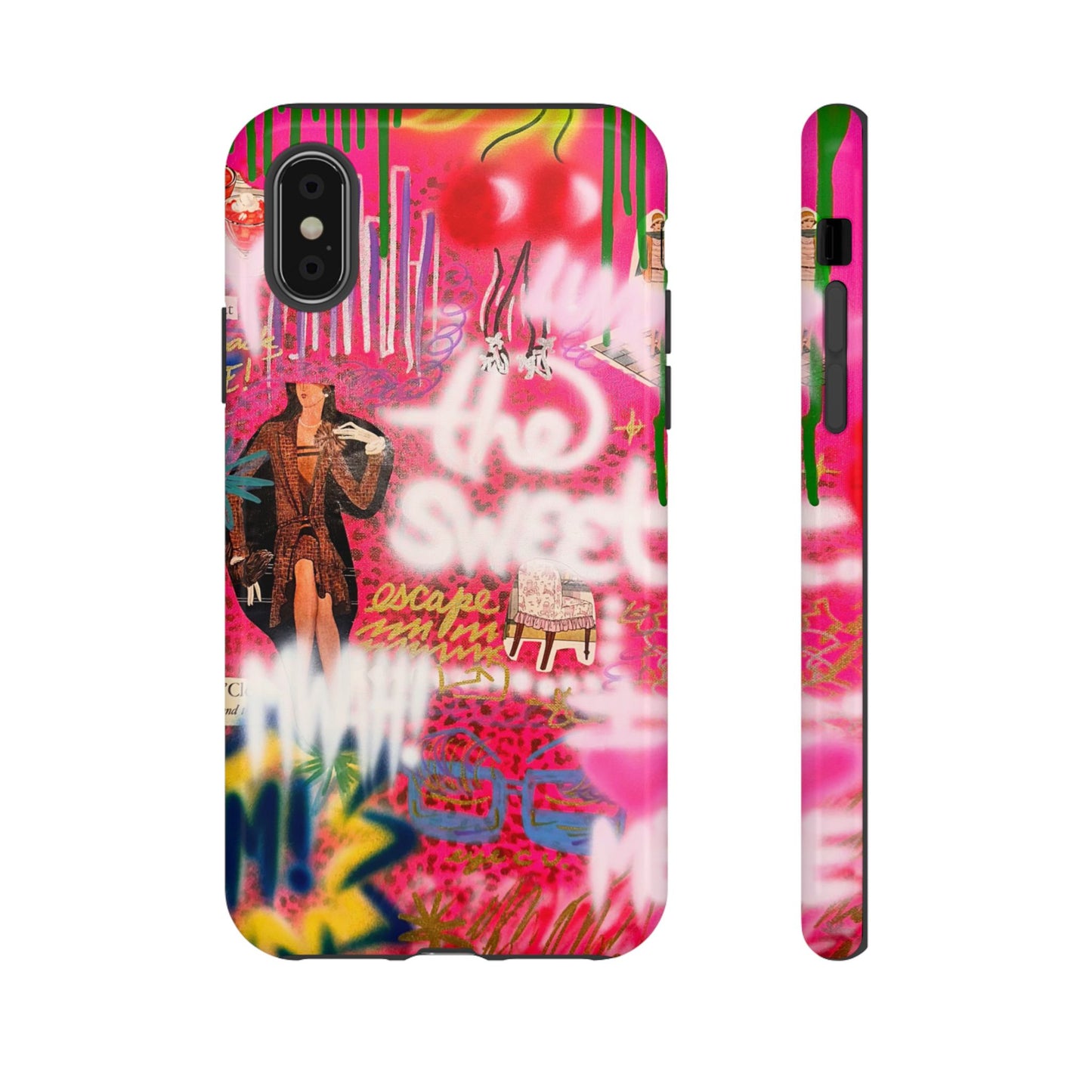 "sweet escape" airbrush iPhone case