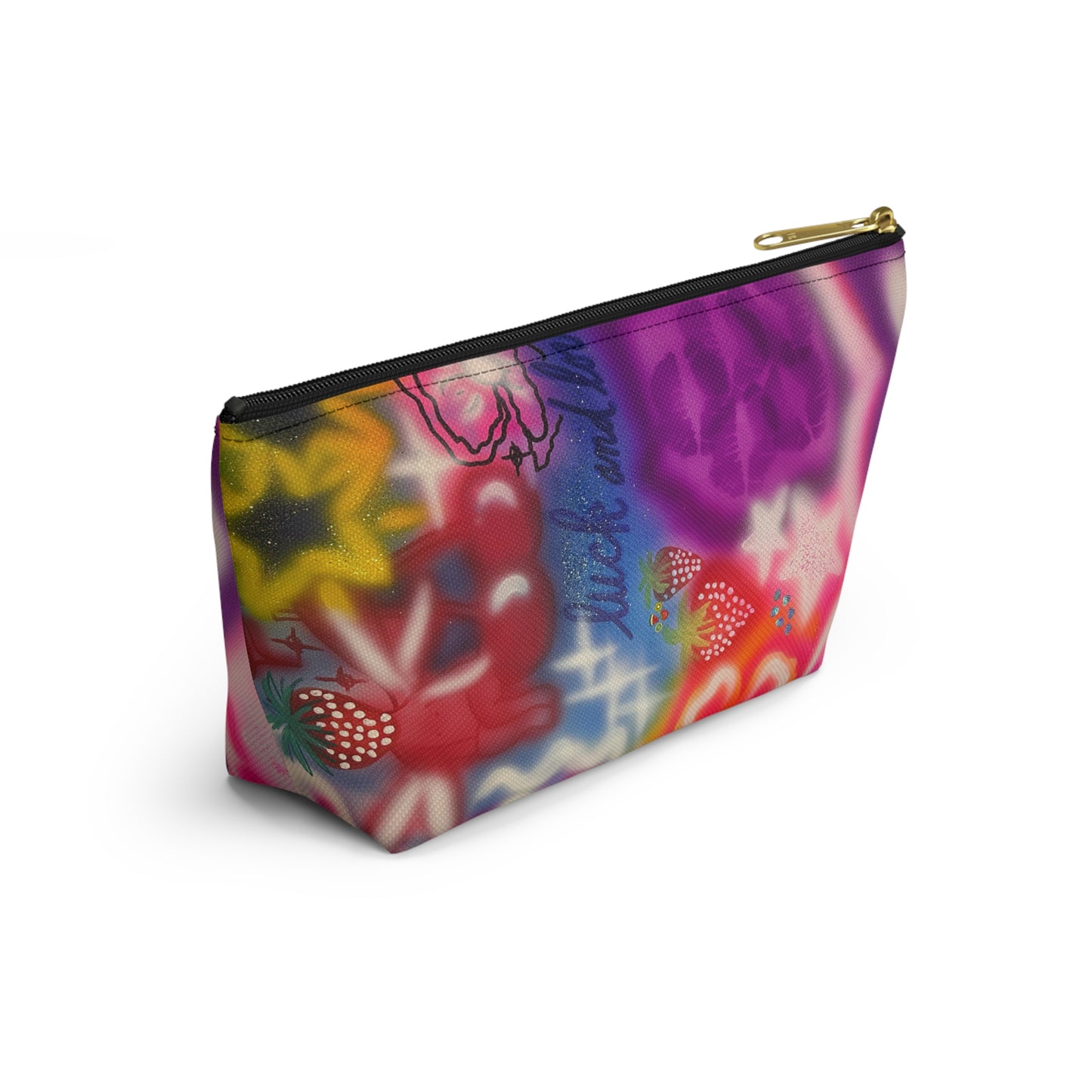 "luck & luv" airbrush makeup pouch