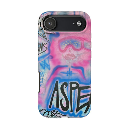 "aspen aspirations" airbrush iPhone case
