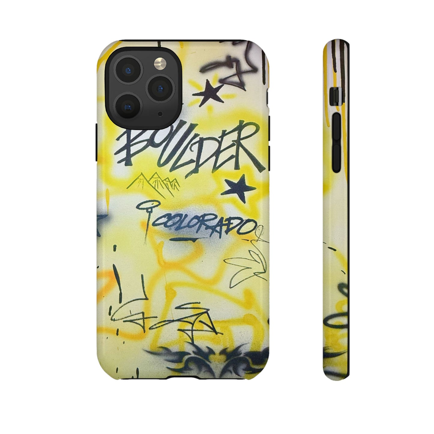 "boulder" airbrush iPhone case