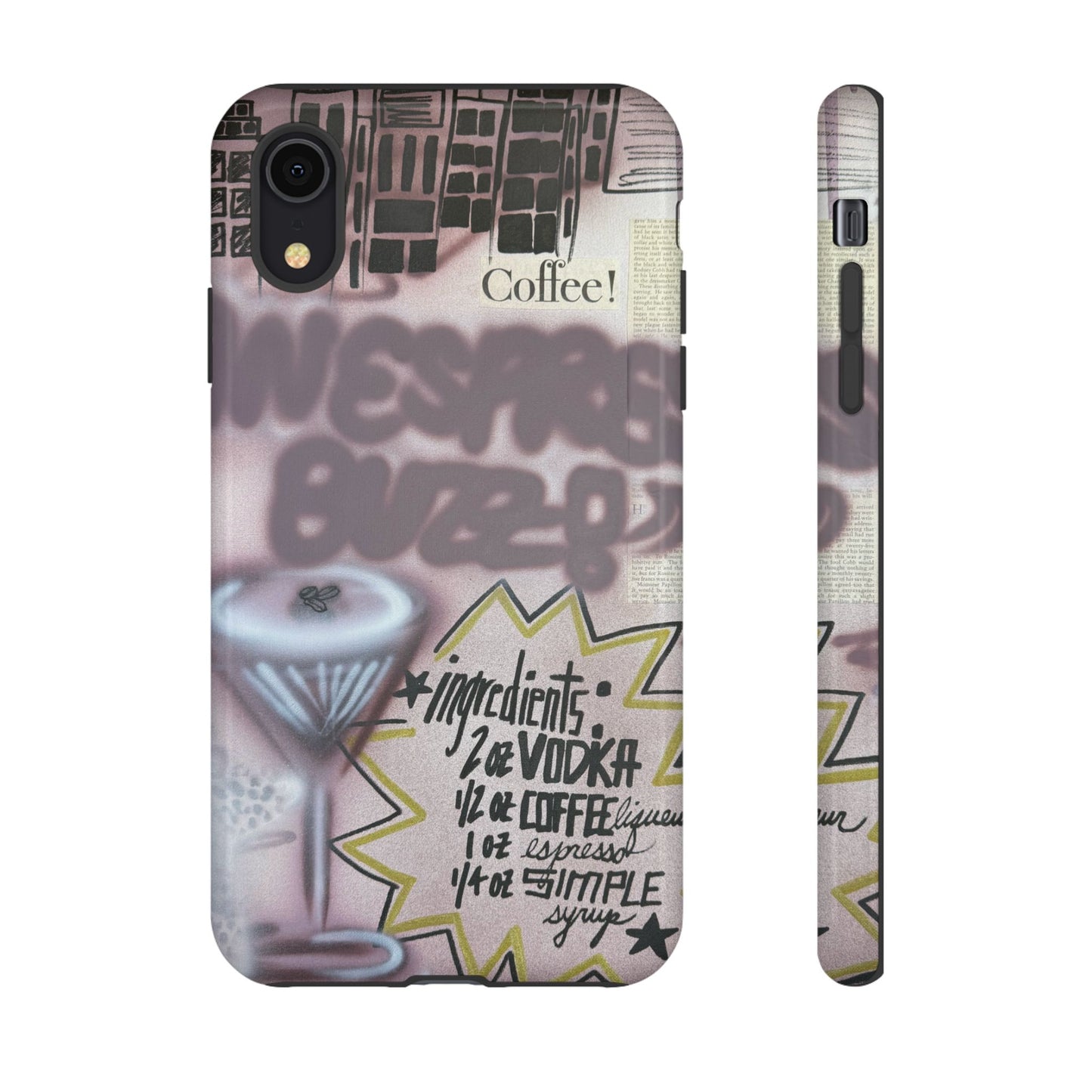 "espresso martini" airbrush iPhone case