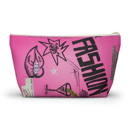 "high fashion" airbrush makeup pouch