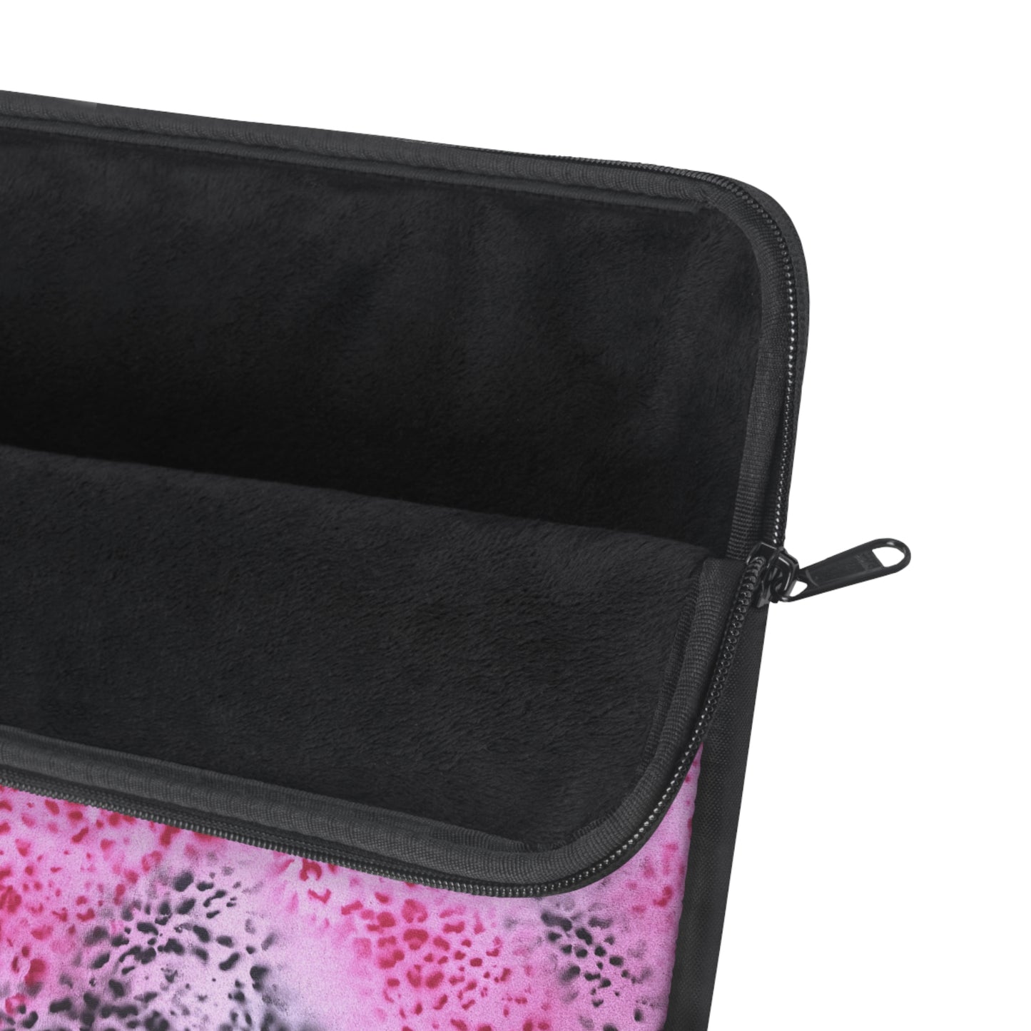 "pink cheetah pt. 2" airbrush laptop sleeve