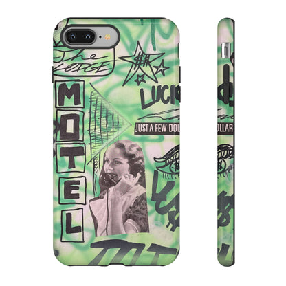 "lust over luck" airbrush iPhone case