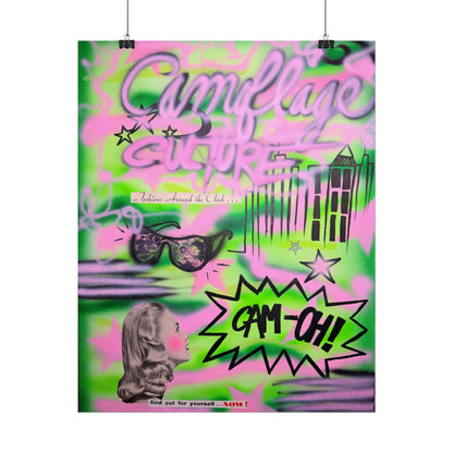 "green camo" airbrush rolled print