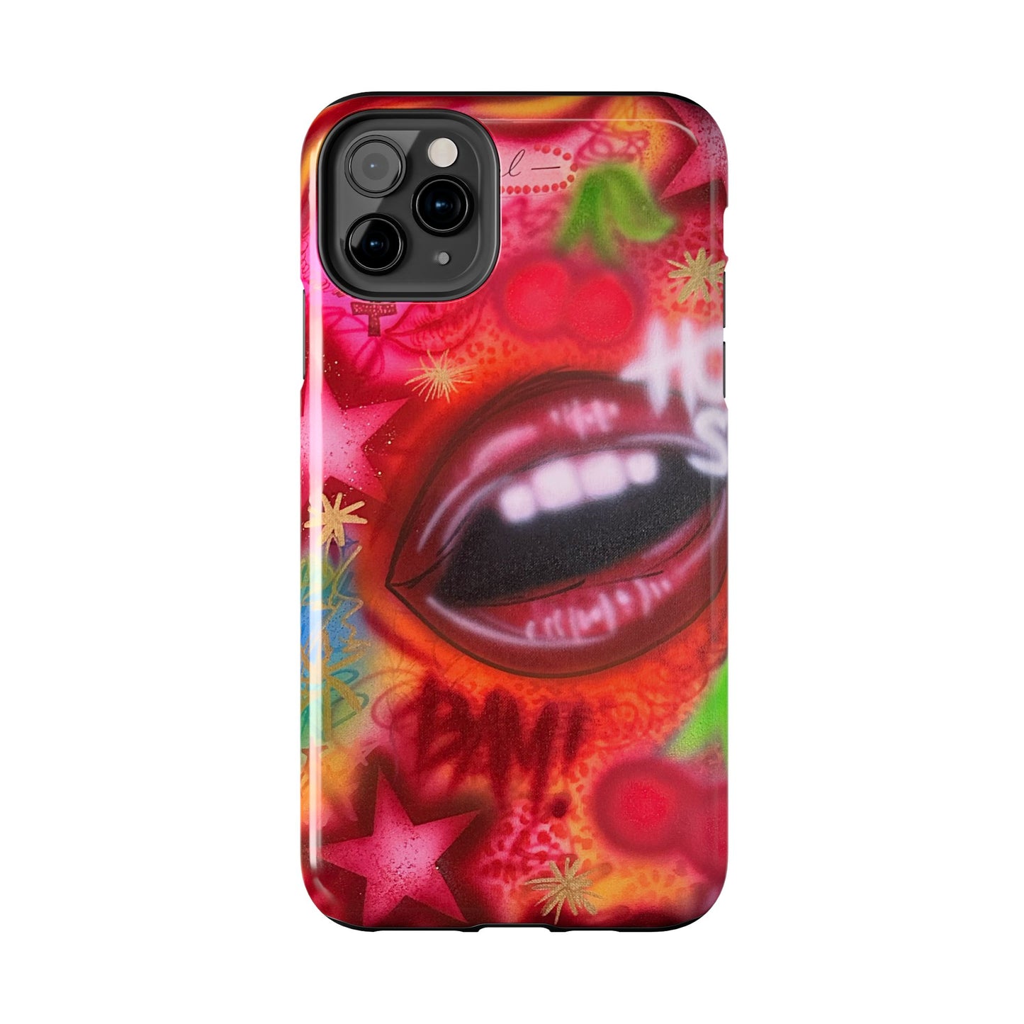 "hot stuff" airbrush iPhone case