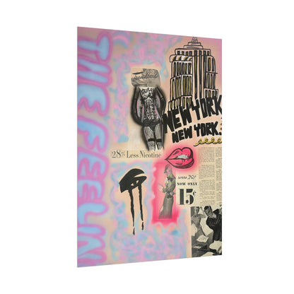 custom nyc airbrush rolled print