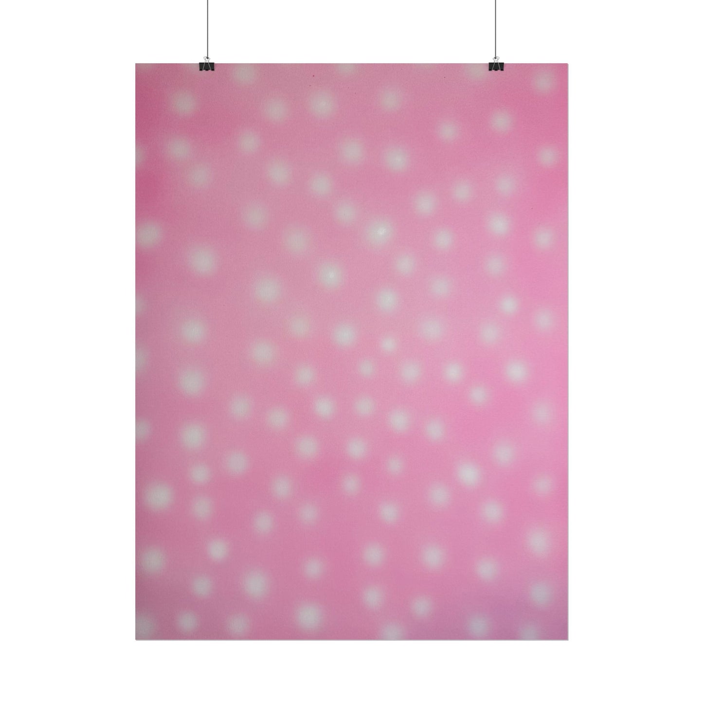 "strawberry swirl polka dot" airbrush rolled print