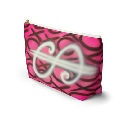 "money dream$" airbrush makeup pouch