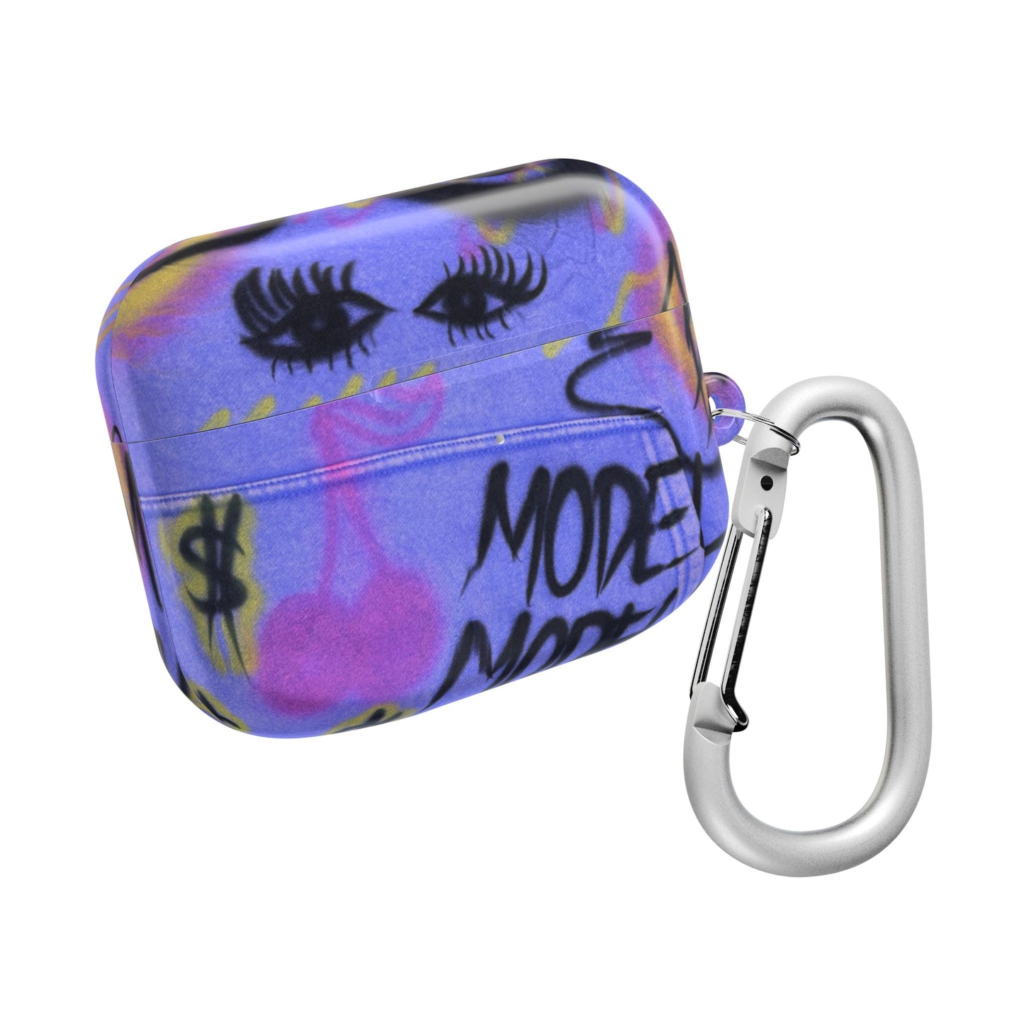 "eyes on lie$" airbrush airpod cases