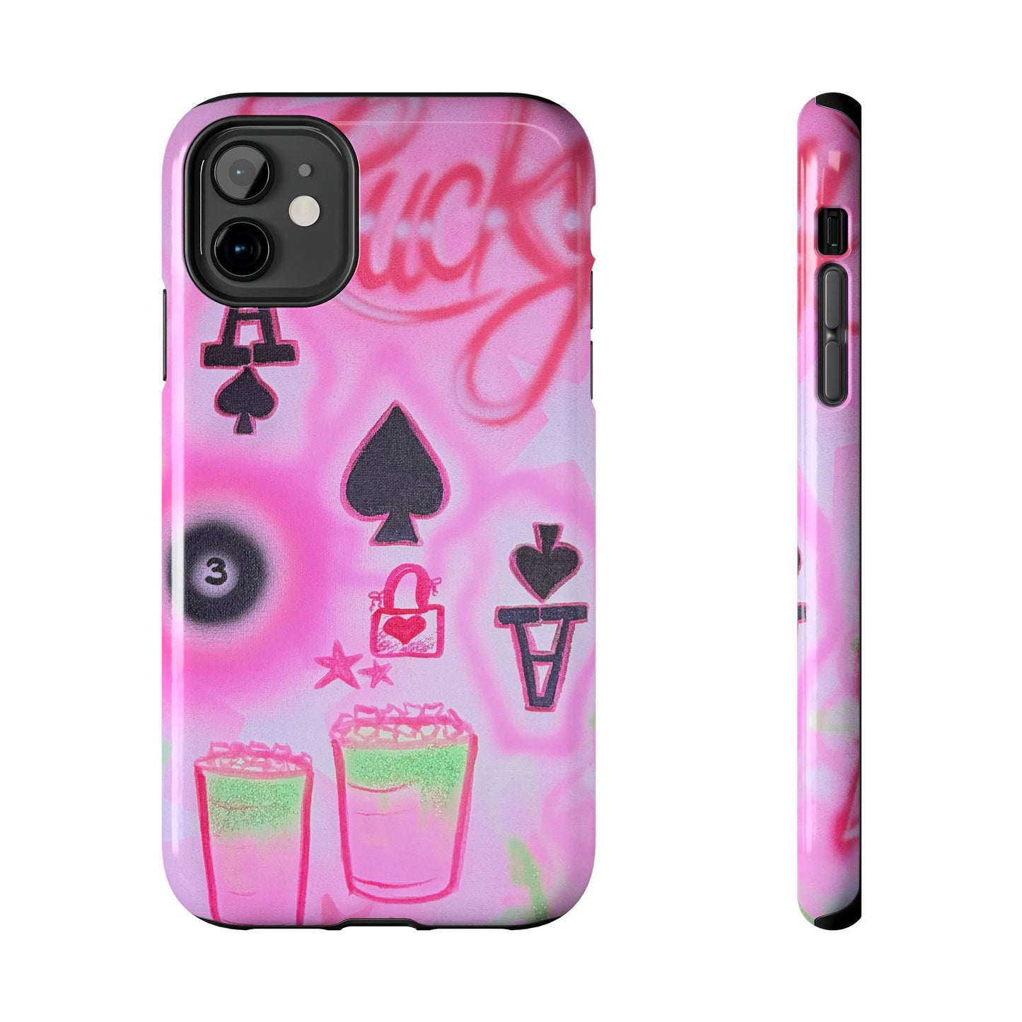 "lucky ace" airbrush iPhone case