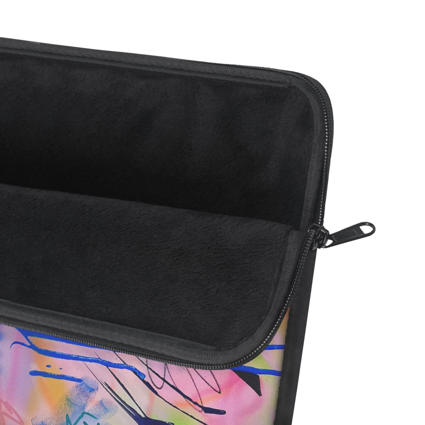 "neon haze" airbrush laptop sleeve