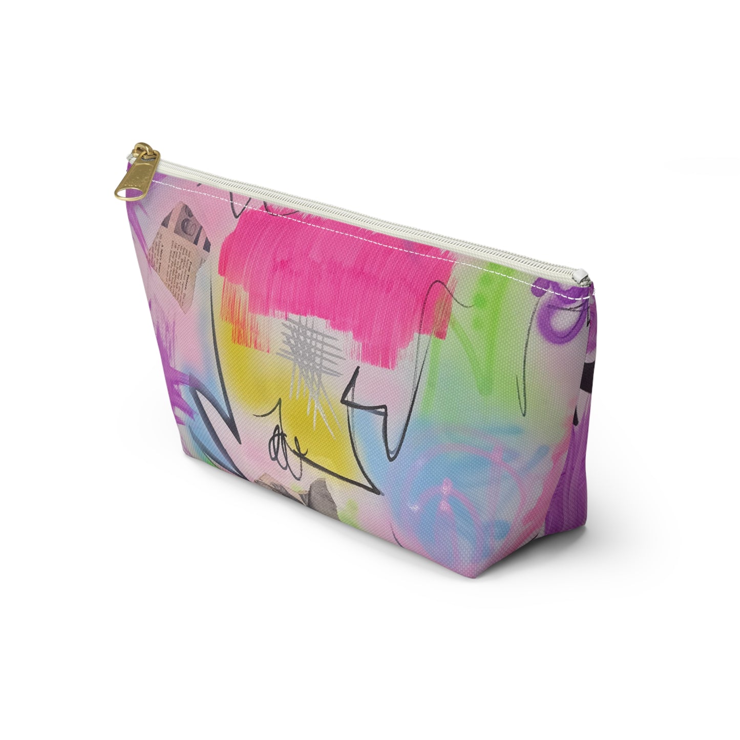 "pastel static" airbrush makeup pouch