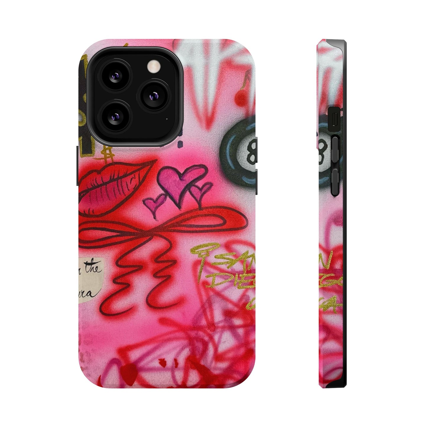 MagSafe "IT girl" airbrush iPhone case