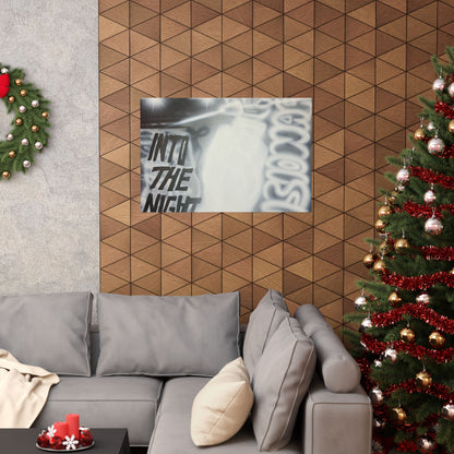 "into the night pt. 2" airbrush horizontal print