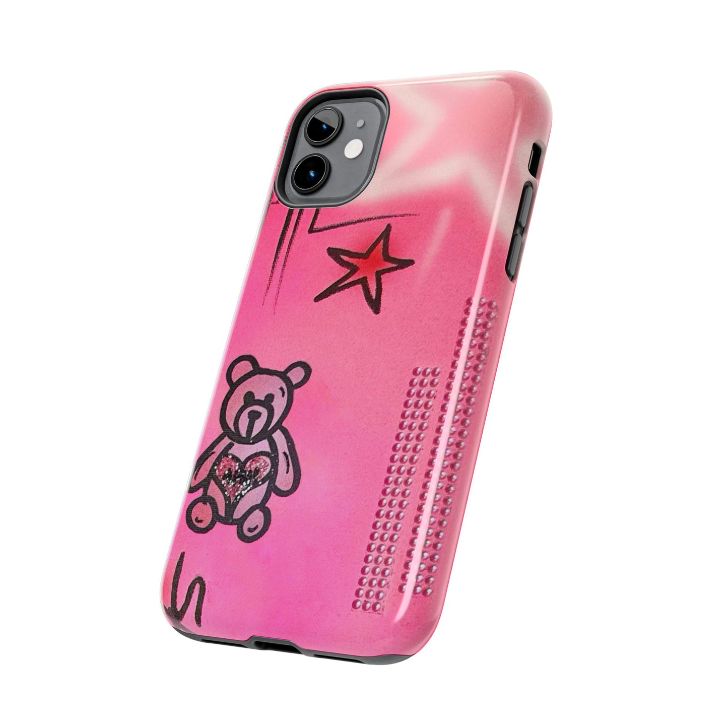 "teddy bear" airbrush iPhone case