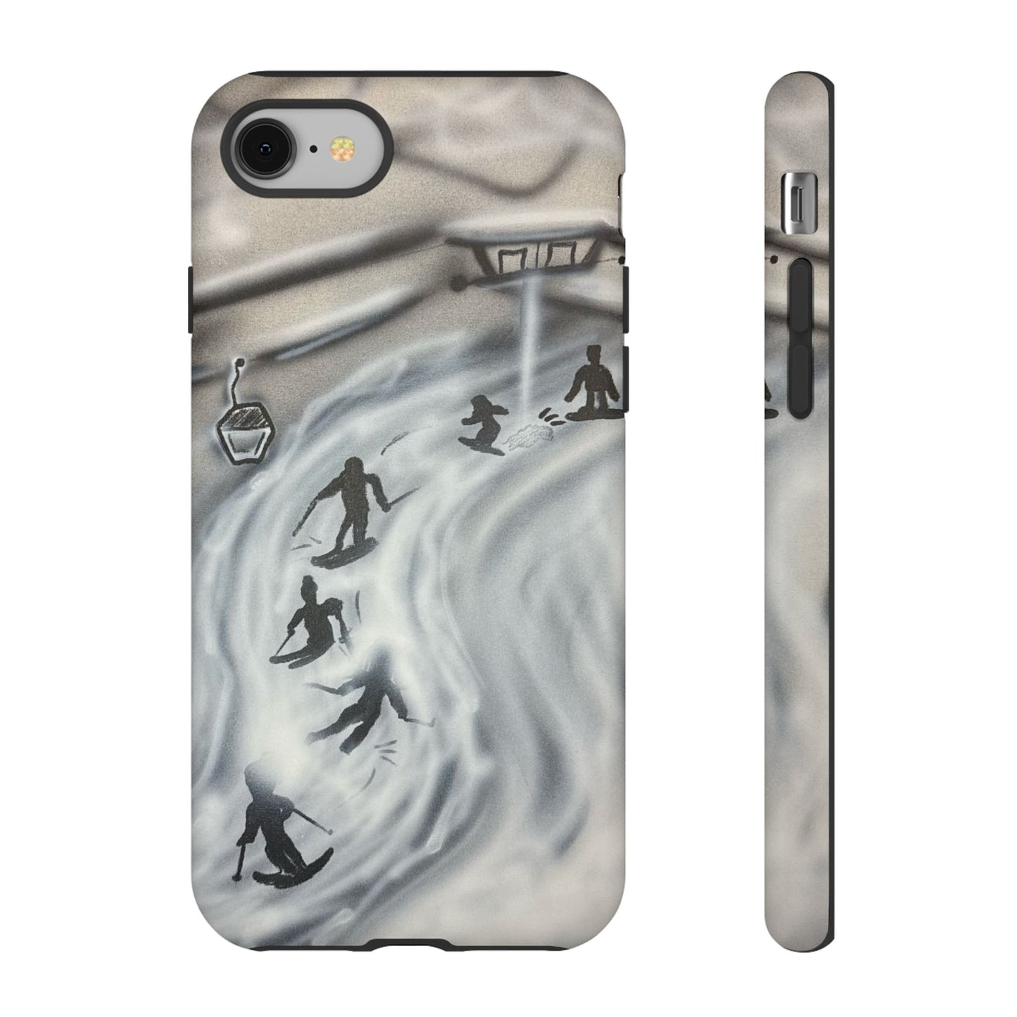 "arctic avalanche" airbrush iPhone case