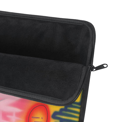 "in the city" airbrush laptop sleeve