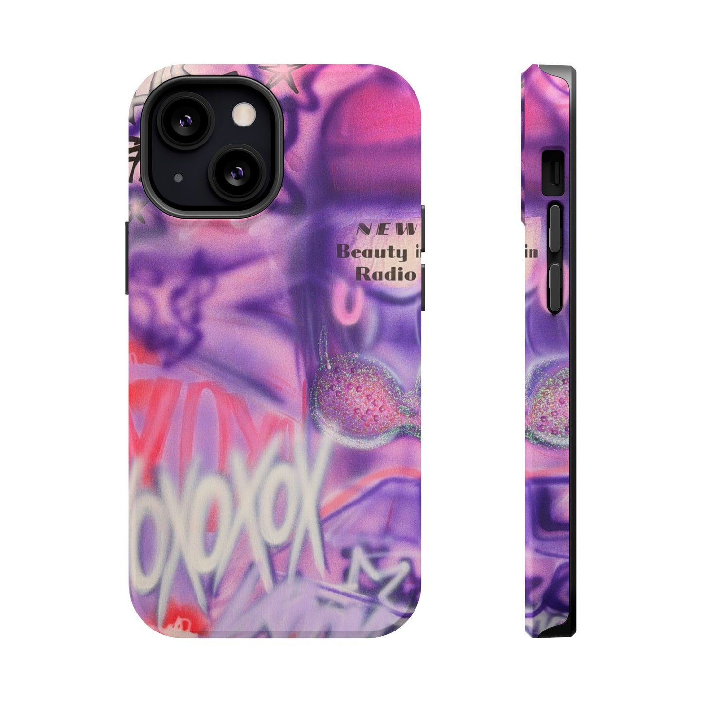 MagSafe "mic check" airbrush iPhone case