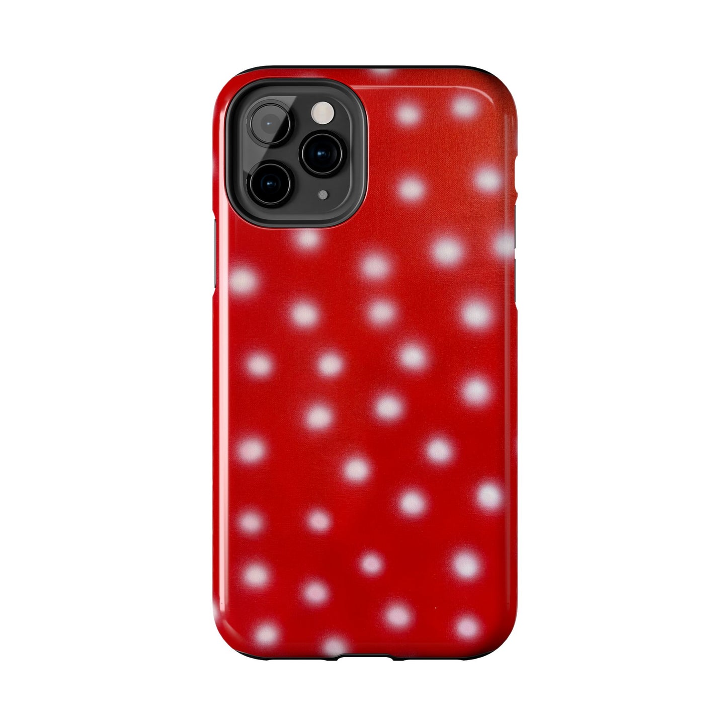 "cherry crush polka dot" airbrush iPhone case