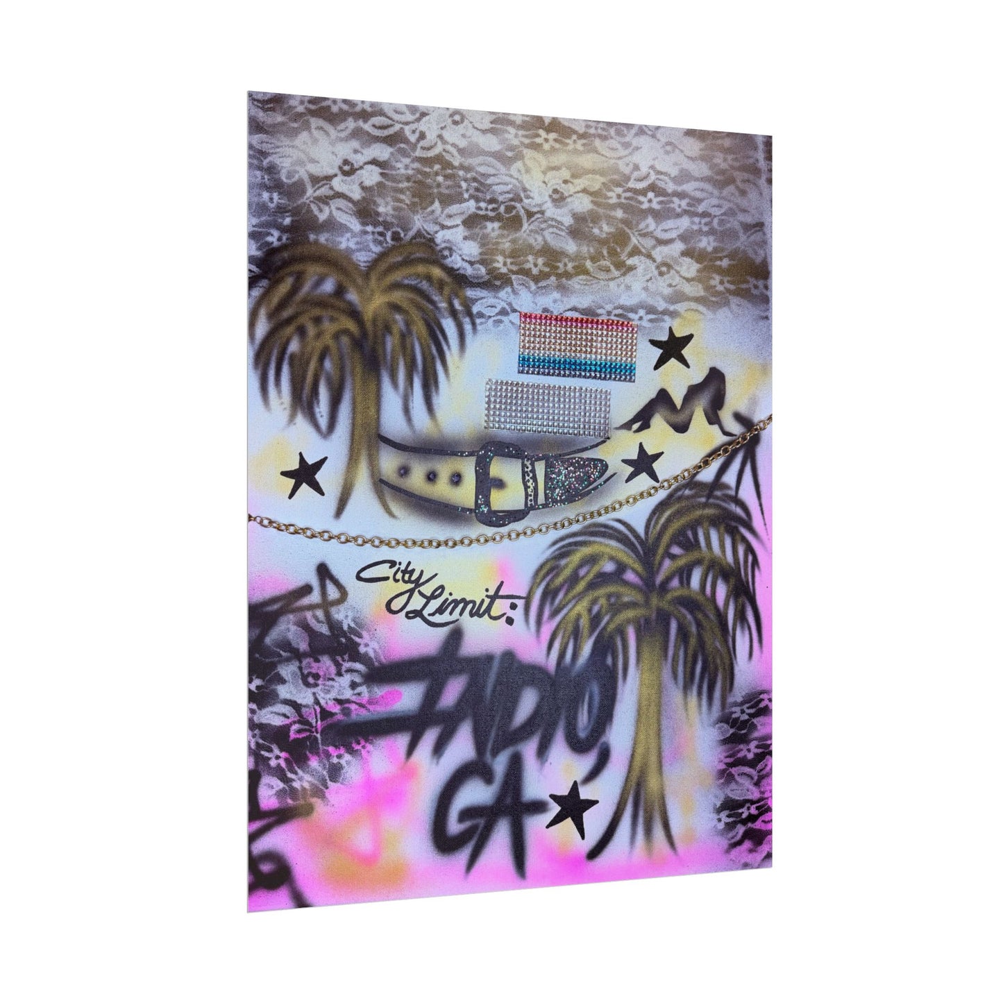 "indio, ca" airbrush rolled print