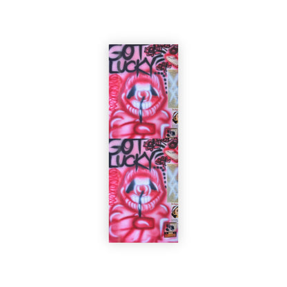 "be happy go lucky" airbrush wrapping paper