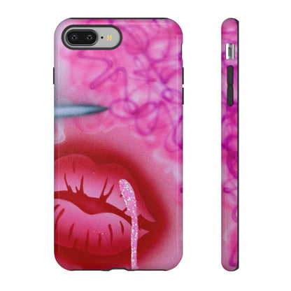 limited edition "glitter aura" airbrush iPhone case airbrush iPhone case