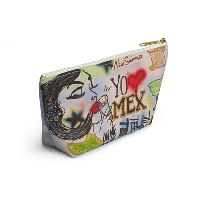 "salted lime" airbrush makeup pouch