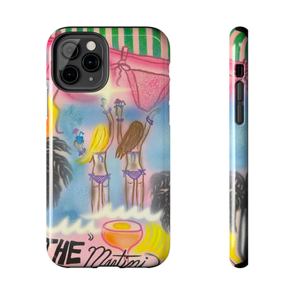 "kinis & tinis" airbrush iPhone case