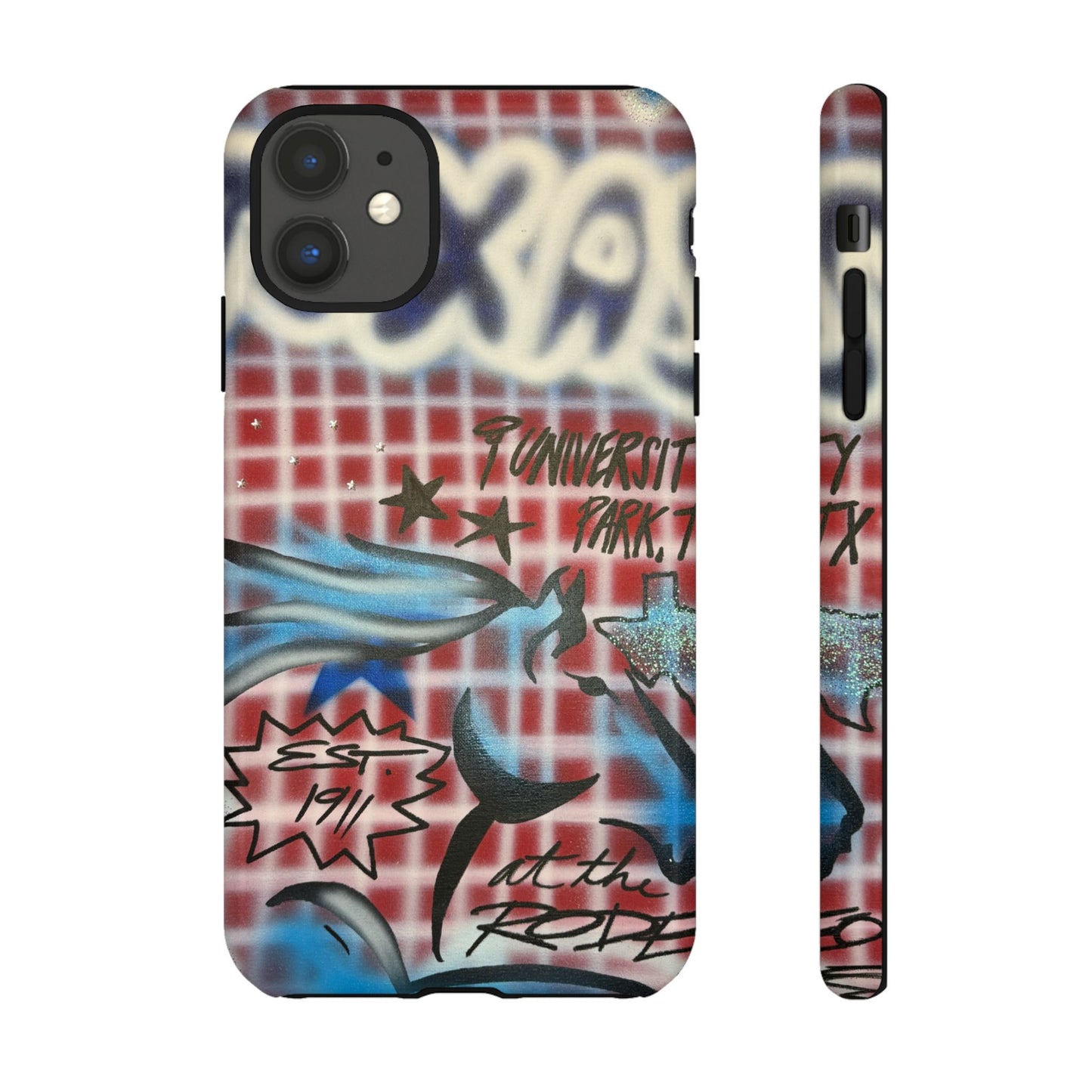 "texas" airbrush iPhone case