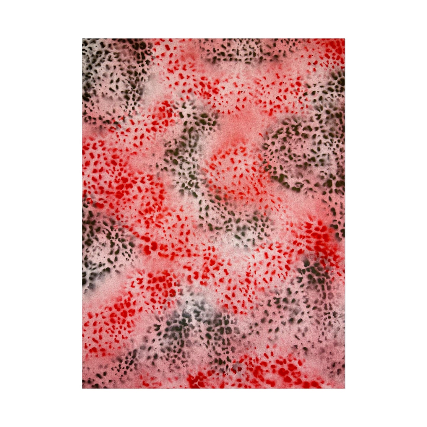 "red cheetah" airbrush rolled print