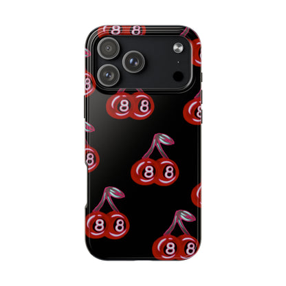 "black cherry 8ball" airbrush iPhone case