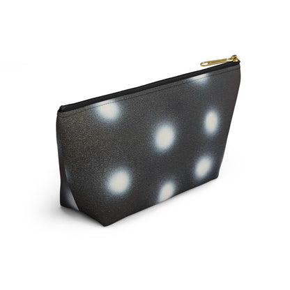 "coconut noir polka dot" airbrush makeup pouch
