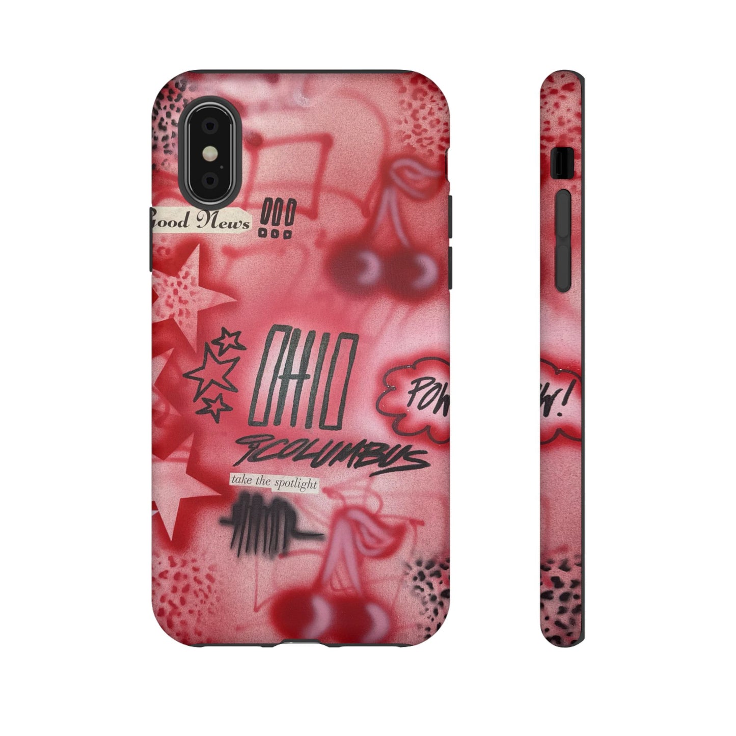 "columbus, ohio" airbrush iPhone case