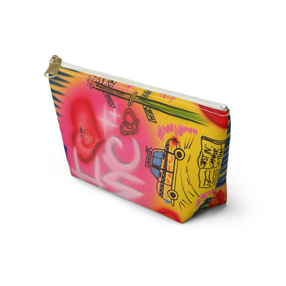 "in the city" airbrush makeup pouch