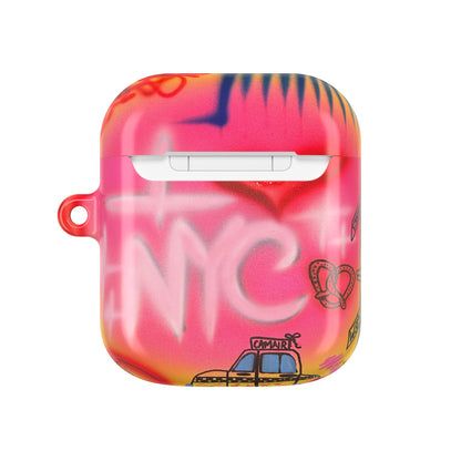 "in the city" airbrush airpod cases