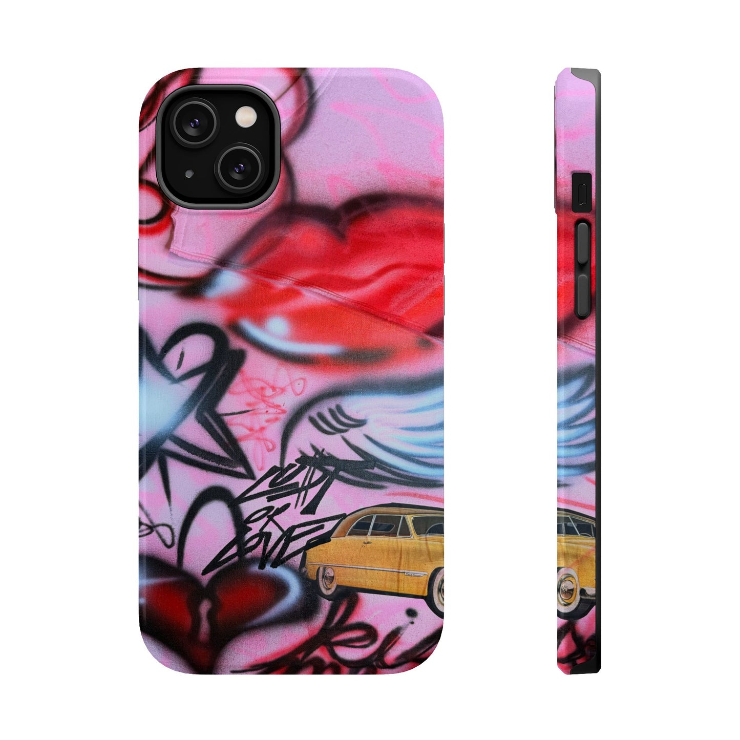 MagSafe "lust or love" airbrush iPhone case